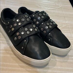 Rebecca Minkoff Leather Studded Sneakers size 7 women’s